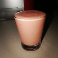 Fresh and tasty fruit smoothie