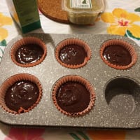 Crunchy pistachio cocoa muffins step 5