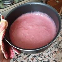 Crema de fresas paso 6