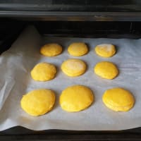 Rosquillas frescas con crema de fresa! paso 7