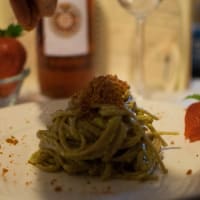 Linguine Con Crema De Guisante paso 8