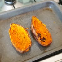 Baked sweet potatoes step 3