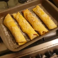 Rollos de crepes de motas y fontal paso 5