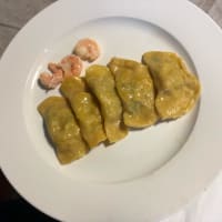 Ravioli De Camarón Y Calabacín