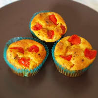 Savory muffins cherry tomatoes and light ricotta! step 6