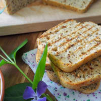 Sliced cereal bread