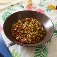 Tasty and light pan fried peas! step 4