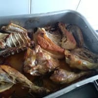 Gallina de Guinea al horno paso 5