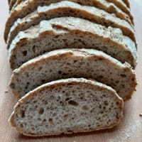 Whole wheat bread without gluten