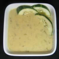 Cream of cucumber with ginger.