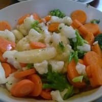 Boiled vegetables