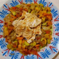 Turkey with mixed vegetables