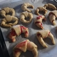 Croissants sin pelar con masa madre paso 5