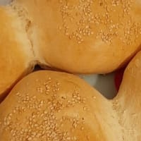 Milk bread with sesame