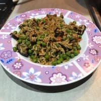 Risotto integrale con verdure