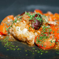 Monkfish with Tomato