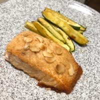 Almond salmon Almond salmon