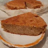 pastel de manzana vegano