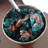 Nicecream plátano y espirulina paso 4