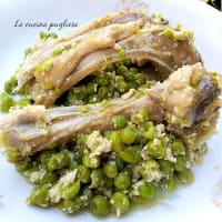 Agnello con piselli