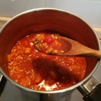 Lentil ragout step 5