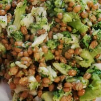 Orata con farro e broccoli