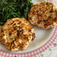 Burger di pollo gustosi Burger di pollo gustosi