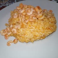 Risotto zucca e gamberetti