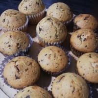 Yogurt muffin con gocce di cioccolato