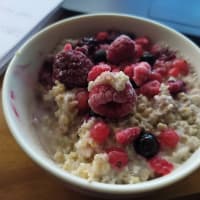 Porridge di avena senza latte