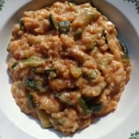 Risotto zucchine e ricotta