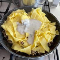 Pappardelle alla nonboscaiola paso 4