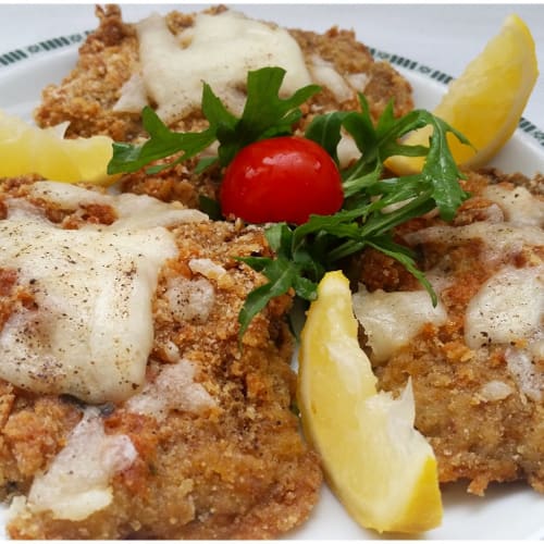 Cutlet with mushrooms