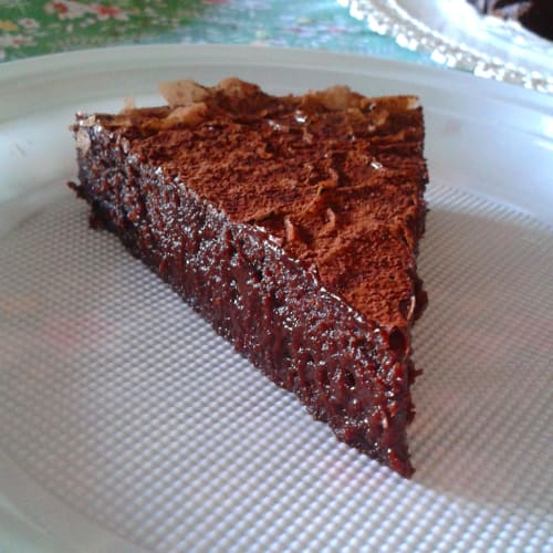 pastel de chocolate fudge