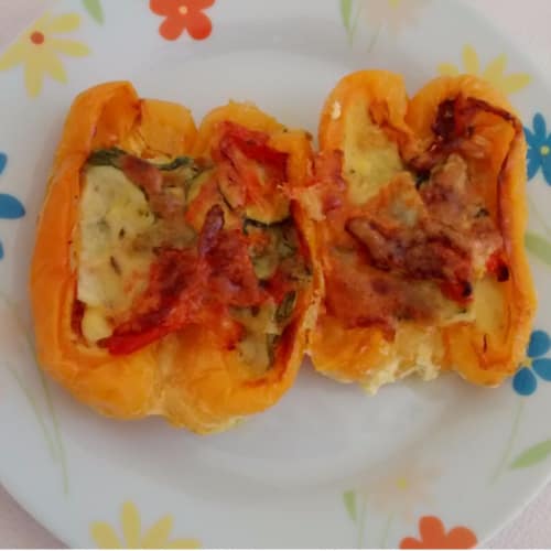 Peppers stuffed vegetarian