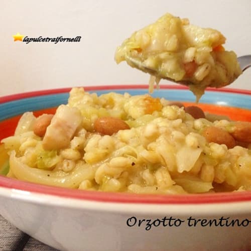 Orzotto trentino