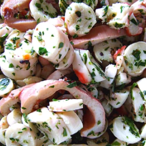 Octopus salad