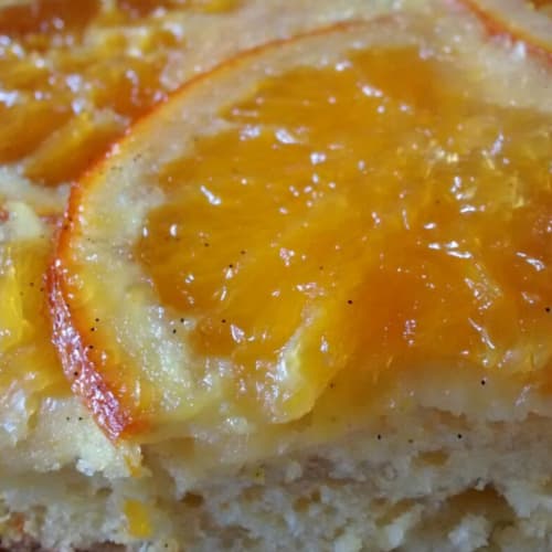 naranja pastel de caramelo