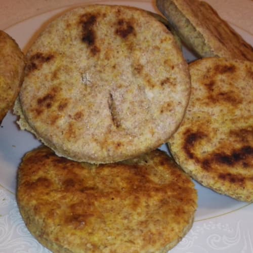 Muffins in the pan unleavened very easy and fast