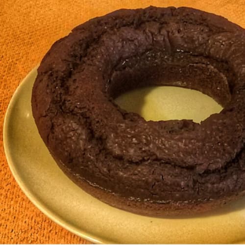 Pastel Bundt con el chocolate