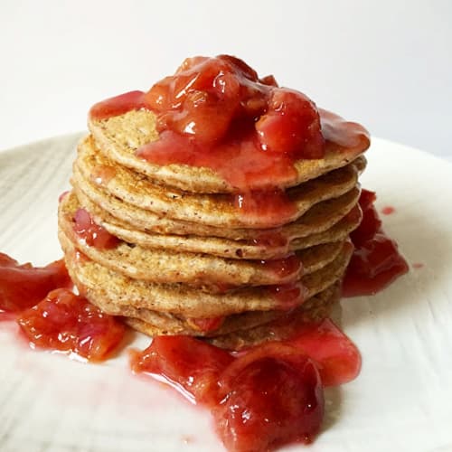 Pancakes integrali alle ciliege