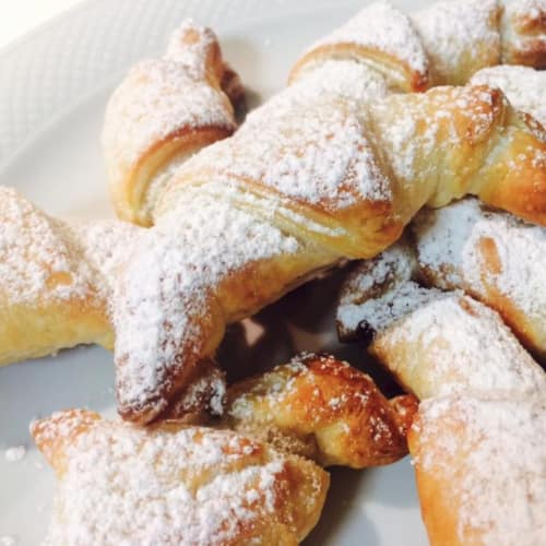 Croissant di pasta sfoglia