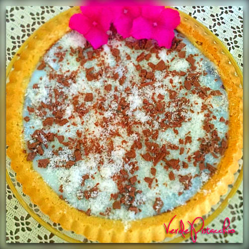 Nutella and coconut tart soft