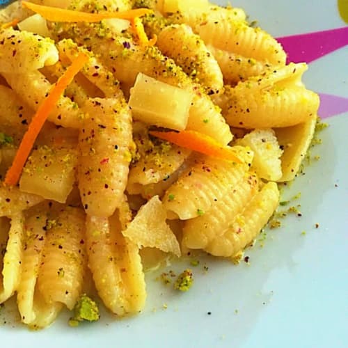 Gnocchetti sardi con crema all'arancia