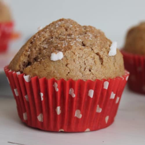 Muffin with cinnamon