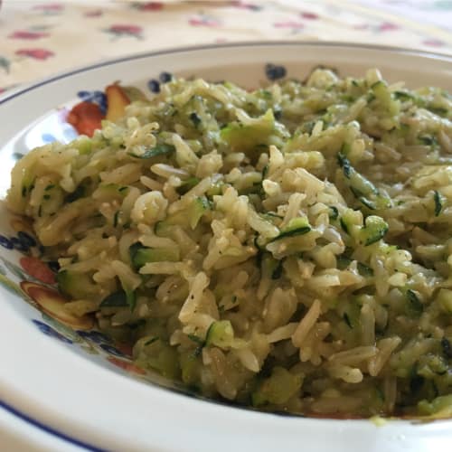 Basmati Risotto with zucchini