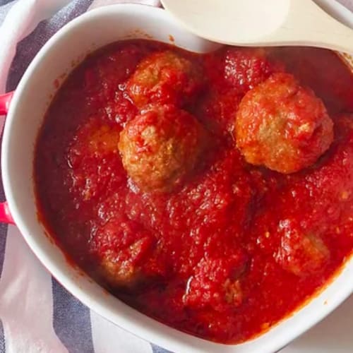 Meatballs in sauce softest