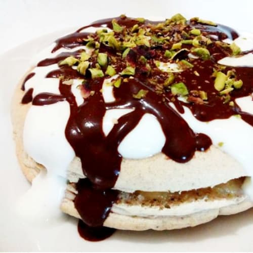 Pancake integral with pistachios