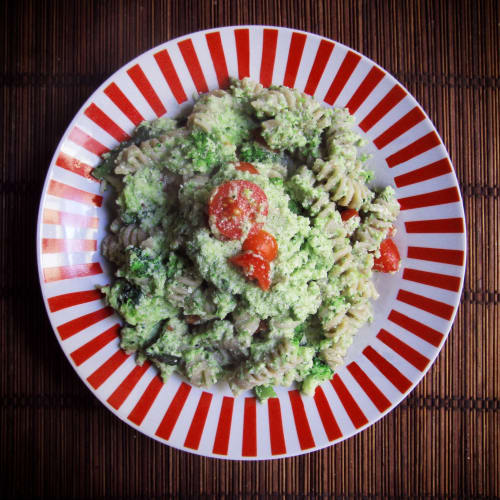 Fusilli integrali alla crema di broccoli