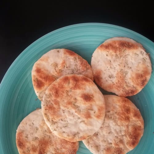 Muffins yoghurt cooked in a pan